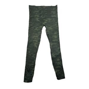 Spanx Womens Size M Look At Me Now Seamless Leggings Camo High Waist Shaping